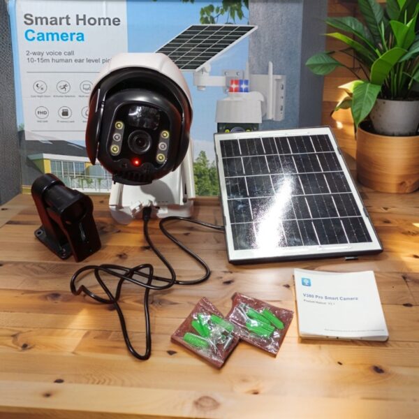 CAMARA IP SMART 360 CON PANEL SOLAR
