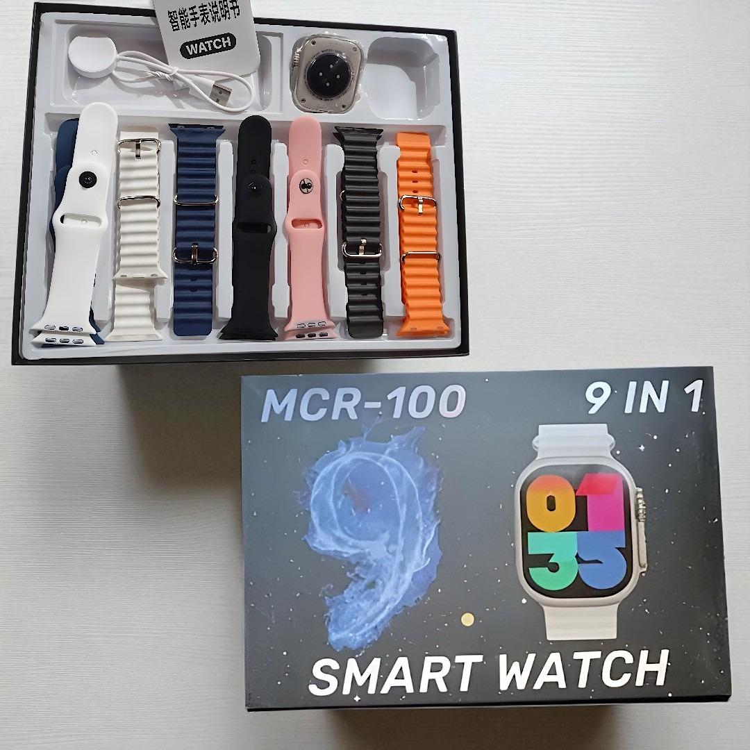 RELOJ SMART WATCH 9 EN 1 (MCR-100)