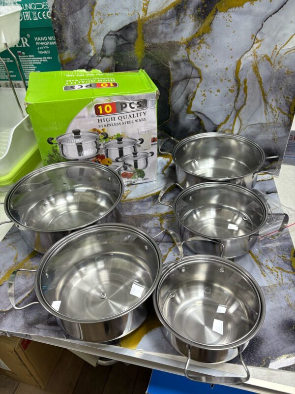 OLLAS CROMADAS 10 PCS - Imagen 2