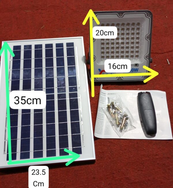 FOCO CON PANEL SOLAR 200W - Imagen 4