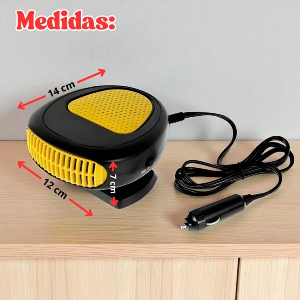 MINI CALEFACTOR PARA AUTO 300W - Imagen 4