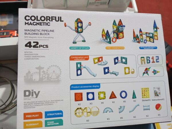 JUEGO MAGNETICOS 42 PIEZAS - Imagen 2