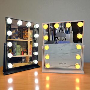 ESPEJO DE MAQUIJALLE LUMINOSO 12 LEDS