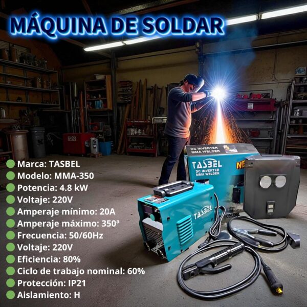 MAQUINA SOLDADOR TASBEL - Imagen 2