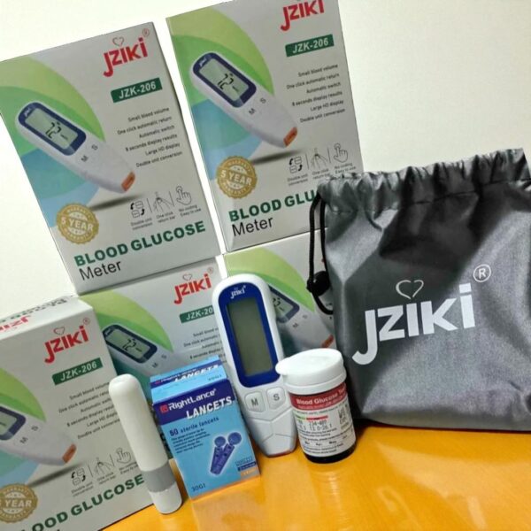 Glucometro Digital Medidor De Glucosa 50 Tiras Y 50 Lancetas Blanco - Imagen 8