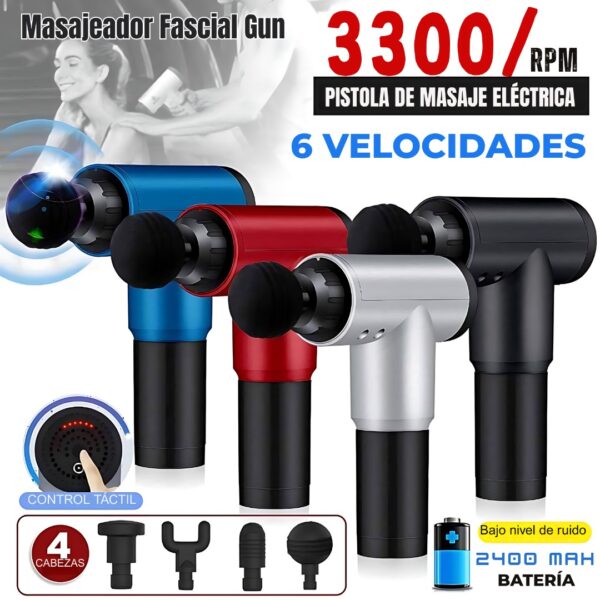 MASAJEADOR FACIAL GUN (VIDA, AMOR) - Imagen 6