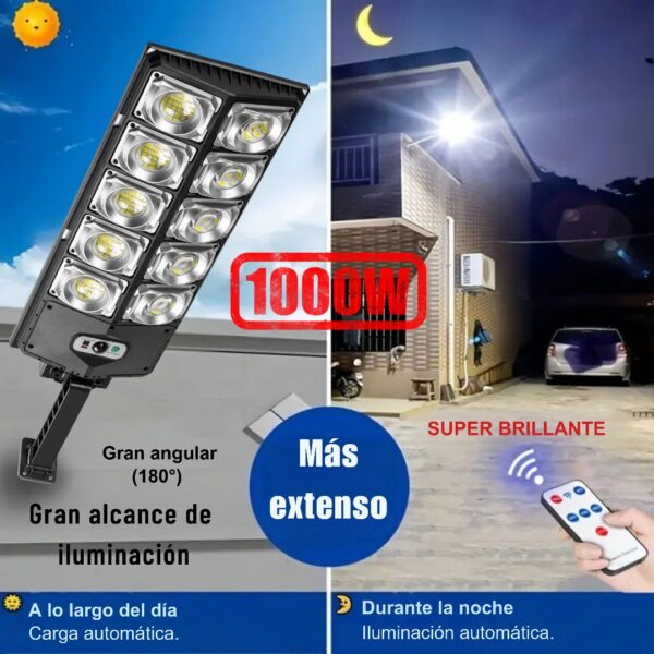 FOCO SOLAR DE 1000W DE PLASTICO - Imagen 2