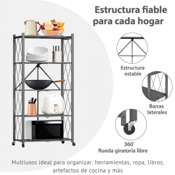 ESTANTE PLEGABLE 5 NIVELES - Imagen 4