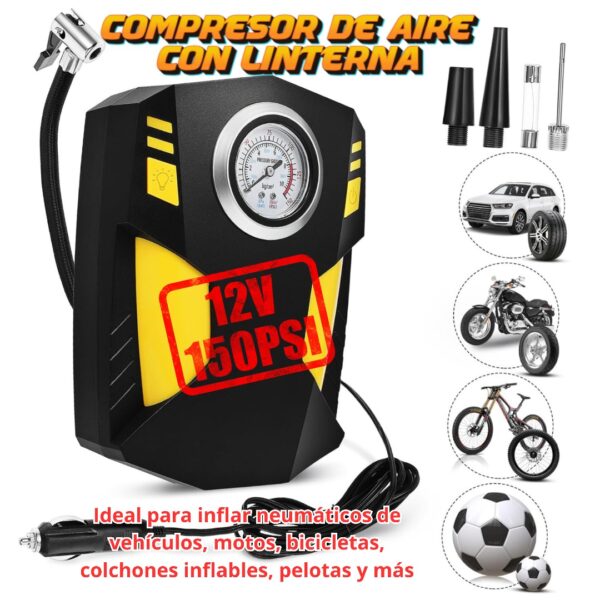 COMPRESOR PORTATIL PARA AUTO (TASBEL) - Imagen 7