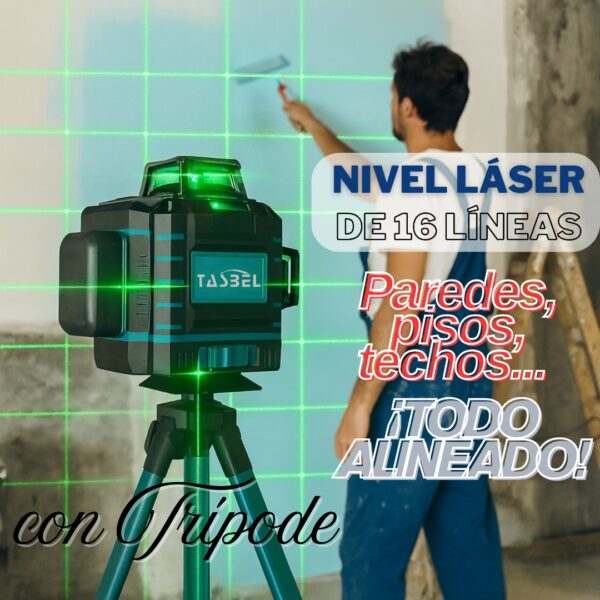 TRIPOIDE NIVEL LAZER TASBEL - Imagen 8