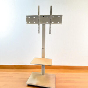 SOPORTE 32 A 70 CON PEDESTAL MADERA BLANCO  ZJ-530