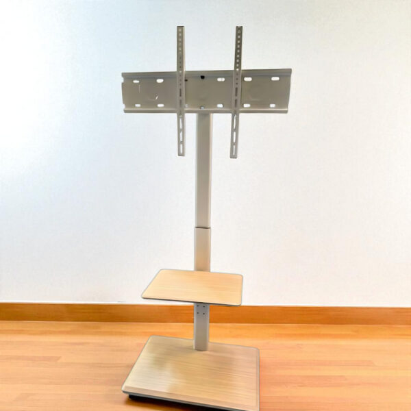 SOPORTE 32 A 70 CON PEDESTAL MADERA BLANCO  ZJ-530