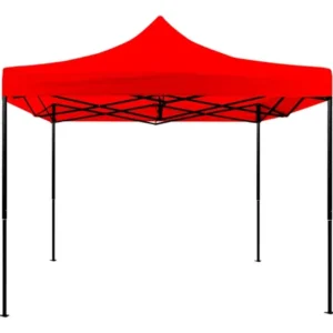 TOLDO CON ESTRUCTURA 3X3 ROJO
