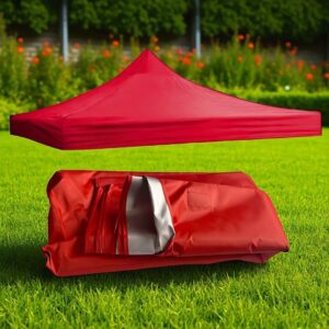LONA DE TECHO TOLDO 3X3 ROJO