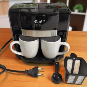 CAFETERA ELECTRICA DOBLE TAZA 500 WATTS