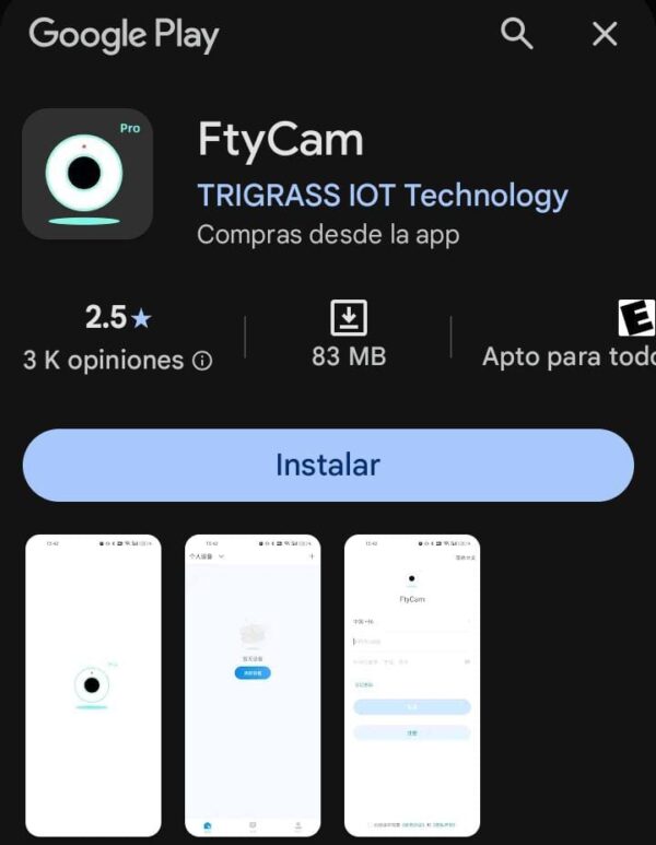 CAMARA AMPOLLETA APPS (FTY CAM) - Imagen 2