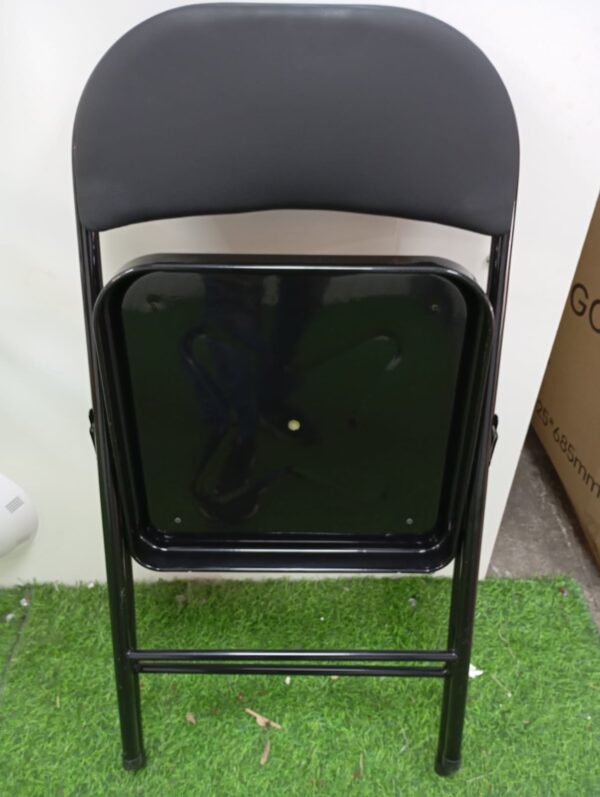 SILLA PLEGABLE METALICA, CON ASIENTO Y RESPALDO ACOLCHADO - Imagen 5
