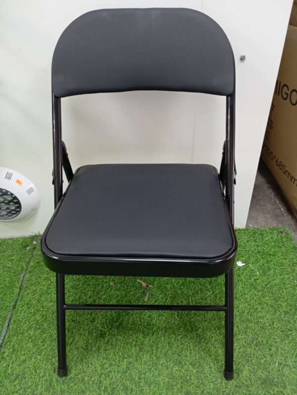 SILLA PLEGABLE METALICA, CON ASIENTO Y RESPALDO ACOLCHADO - Imagen 3