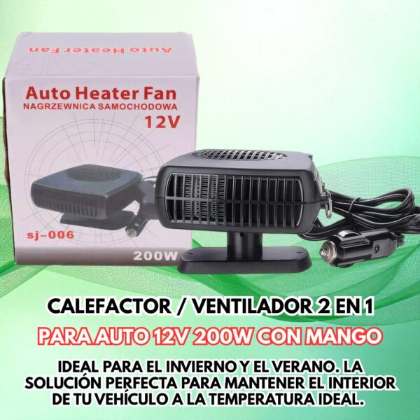 CALEFACTOR PARA AUTO 12-V - Imagen 2