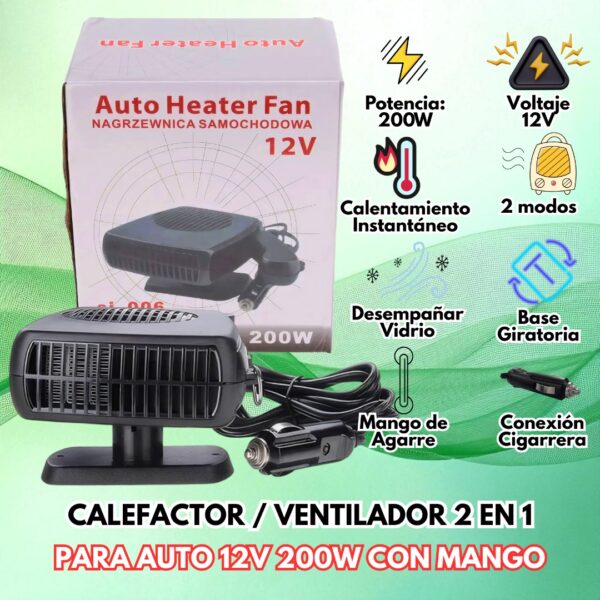 CALEFACTOR PARA AUTO 12-V - Imagen 3