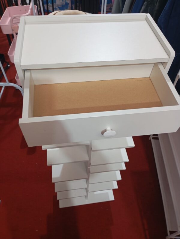 ORGANIZADOR 7 NIVELES CON CAJON MADERA (1.25M ALTO X 40CM ANCHO) - Imagen 3