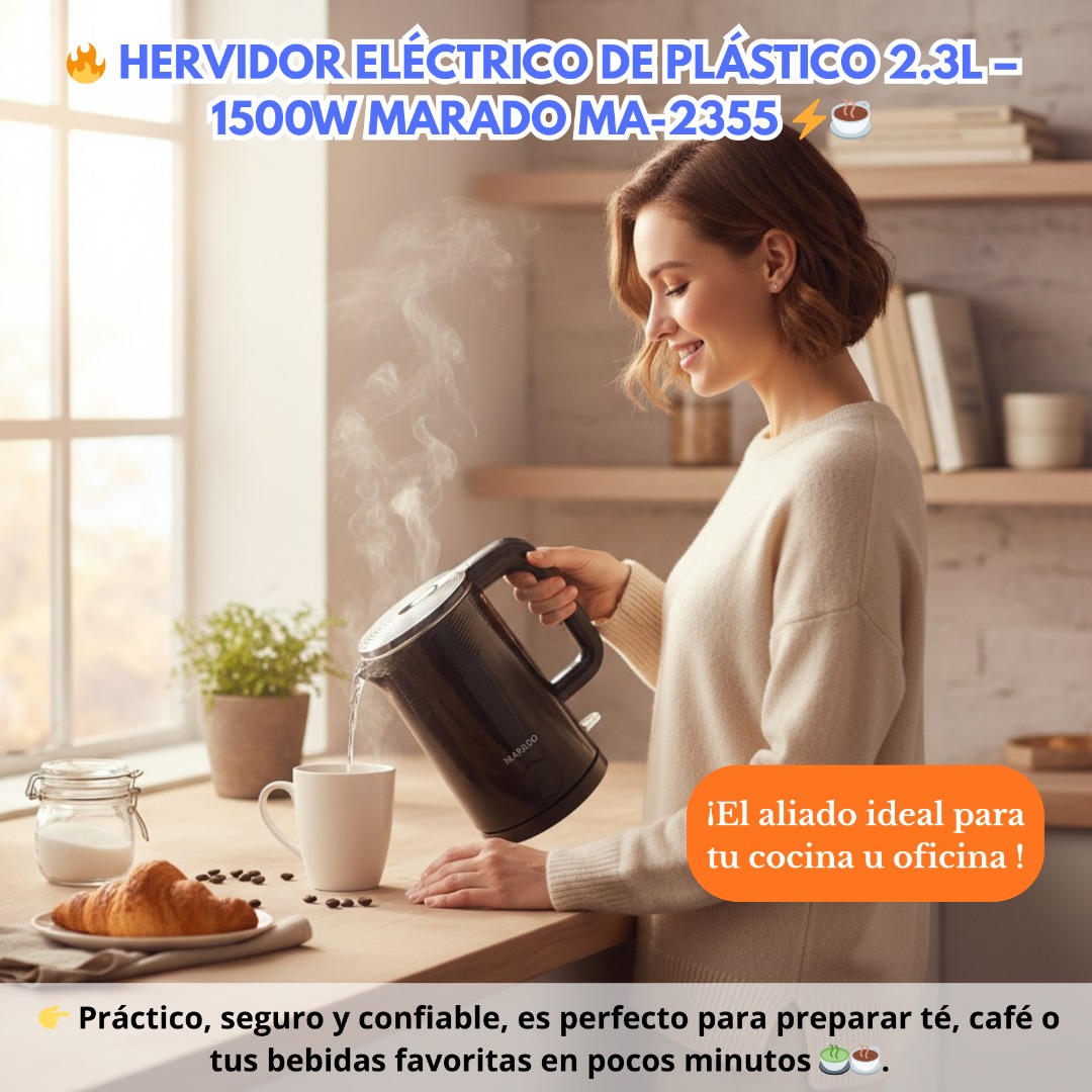 HERVIDOR DE PLASTICO 2.3L - Imagen 7
