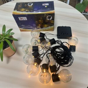 MINI GUIRNALDAS SOLARES 10 AMPOLLETAS