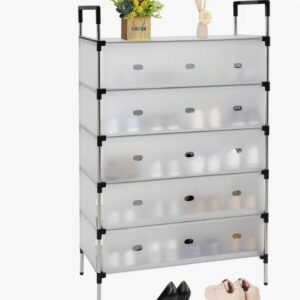 ORGANIZADOR DE ZAPATOS 5 NIVELES TRASPARENTE