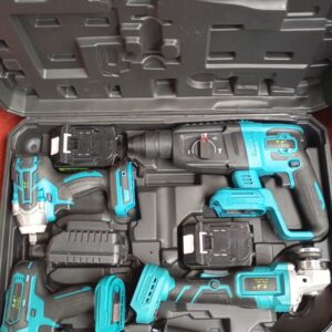 KIT 4 HERRAMIENTAS INALAMBRICAS