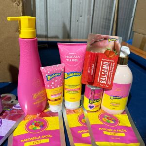 PACK DE UTENCILIOS DE BELLEZA BUBBALUU DE AROMA A TUTTI FRUTI