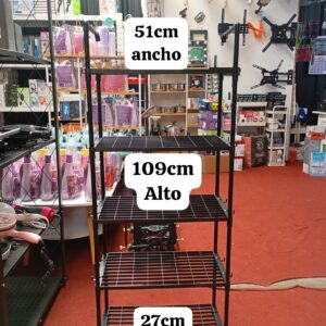 ESTANTE 5 NIVELES PLASTICO