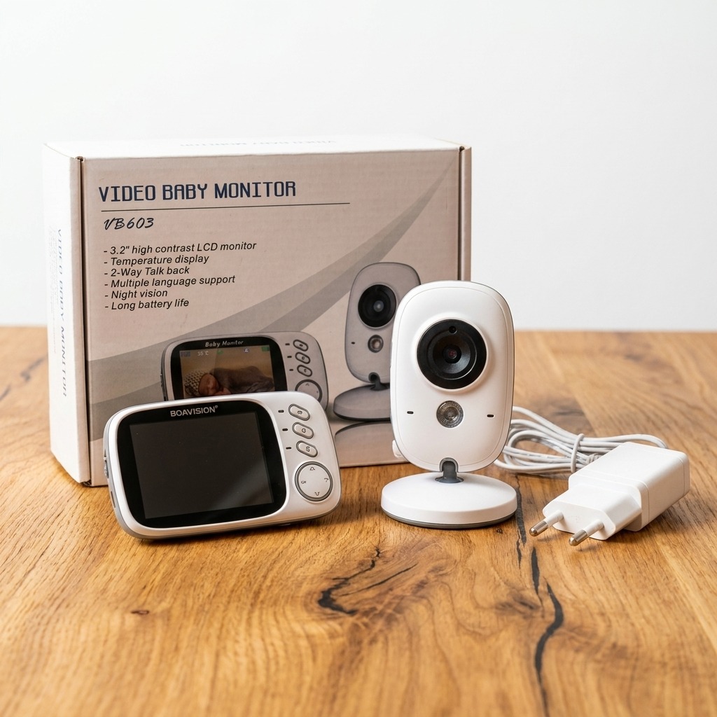 CAMARA CON MONITOR PARA BEBE
